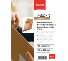 ELCO Luftpolstertasche 145x215mm braun 4 Stck, 74550.92