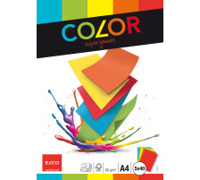 ELCO Universalpapier Color A4 80g, 5-farbig 5x40 Blatt, 74616.00