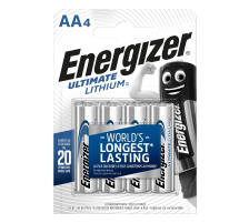 ENERGIZER Batterien Ultimate AA 1.5V Lithium 4 Stck, AA/L91