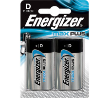 ENERGIZER Batterie Max Plus 1,5V Mono 16000 mAh 2 Stck, E95/D