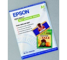 EPSON Photo Paper 167g A4 InkJet, autocoll. 10 feuilles, S041106