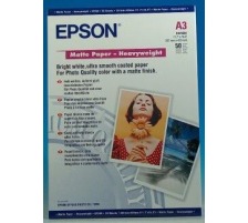 EPSON Matt Paper heavy weight A3 InkJet 167g 50 feuilles, S041261