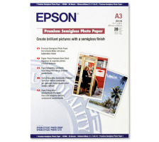 EPSON Premium Semigl. Photo Paper A3 InkJet 251g 20 feuilles, S041334