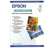 EPSON Archival Matt Paper A3 InkJet 192g 50 feuilles, S041344