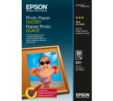 EPSON Photo Paper Glossy A3+ InkJet 200g 20 Blatt, S042535