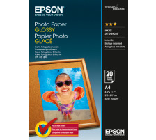 EPSON Photo Paper Glossy A4 InkJet 200g 20 Blatt, S042538