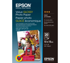 EPSON Value Photo Paper 10x15cm InkJet 183g 20 Blatt, S400037