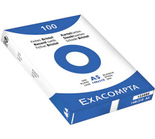 EXACOMPTA Karteikarten blanko A5 weiss 100 Stck, 13308E