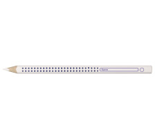 FABER-CASTELL Farbstifte Jumbo Grip weiss, 110801