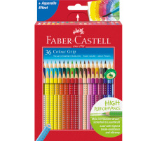 FABER-CASTELL Farbstifte Colour Grip 36er Kartonetui, 112442