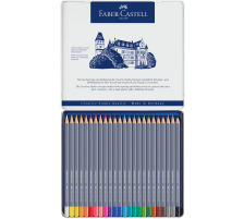 FABER-CASTELL Goldfaber Aquarellstift 24er Metalletui, 114624