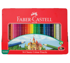 FABER-CASTELL Farbstifte Classic Colour 36 Stck, mehrfarbig, 115886