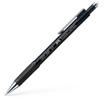 FABER-CASTELL Druckbleistift GRIP 1347 schwarz, mit Radierer 0.7mm, 134799