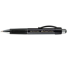 FABER-CASTELL Kugelschreiber 1407 0.7mm metallic-schwarz, 140733