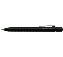 FABER-CASTELL Druckkugelschr.GRIP 2011 M schwarz matt 0.7mm, 144187