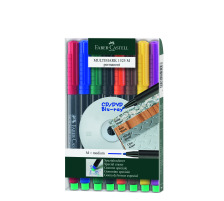 FABER-CASTELL OHP MULTIMARK perm. M 8 pcs., tui, 152509