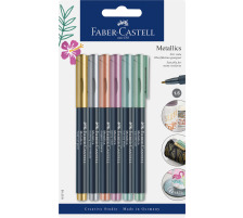 FABER-CASTELL Metallics Set 1,5mm ass. 6 Stck, 160706