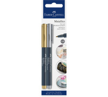 FABER-CASTELL Metallic Marker 1,5mm gold/silver 2 Stck, 160796