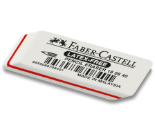 FABER-CASTELL Radierer Latex-free weiss, 180840