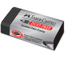 FABER-CASTELL Radierer Dust-free schwarz, 187171