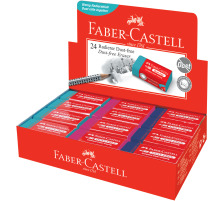 FABER-CASTELL Radierer Trend Dust-Free 3 Farben, 187221