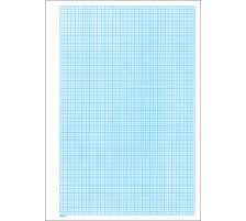 FAVORIT Milimeterpapier Block A4 weiss, 1mm, 80g/m2 100 Blatt, 1776a