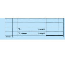 FAVORIT Formularbuch Rechnungen A6 Durchschreibepapier 50x2 Blatt, 9201 OK