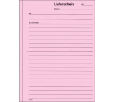 FAVORIT Formularbuch Lieferscheine A5 Durchschreibepapier 50x2 Blatt, 9231 OK