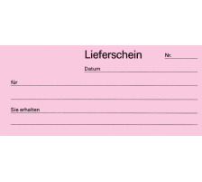 FAVORIT Formularbuch Lieferscheine A5 Durchschreibepapier 50x2 Blatt, 9231 OK