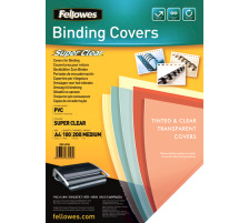 FELLOWES Page de couverture 200mic A4 gris transp. 100 pcs., 5376102