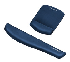 FELLOWES Repose poignet PlushTouch Tapis de souris bleu, 9287302