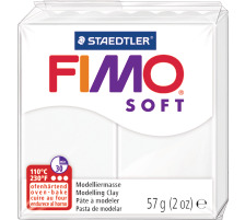 FIMO Knete Soft 56g weiss, 11050-0