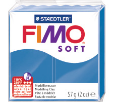 FIMO Knete Soft 56g blau, 11059-37