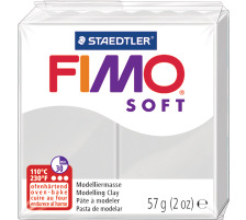 FIMO Knete Soft 56g grau, 11072-80