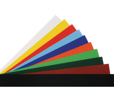 FOLIA Papier brilliant 35x50cm couleurs ass., gomme 50 flls., 07.7000.2