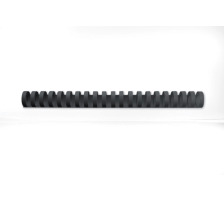 GBC Baguettes de reliure 25mm A4 noir, 21 anneaux 50 pcs., 4028182