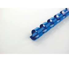 GBC Baguettes de reliure 6mm A4 bleu, 21 anneaux 100 pcs., 4028233