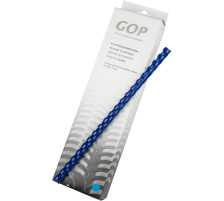 GOP Plastikbindercken 12mm blau 25 Stck, 020492