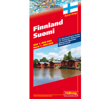 HALLWAG Carte routire Finnland 1:800'000, 382830019