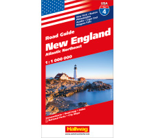 HALLWAG Carte routire New England 1:1 Mio., 382830755