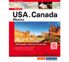 HALLWAG Strassenatlas USA/Canada/Mexiko, 382830835