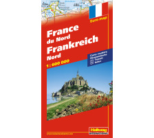 HALLWAG Carte routire Frankreich Nord 1:600'000, 382830892