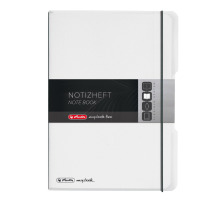 HERLITZ Notizheft My.Book A4 kariert transparent, 11361425