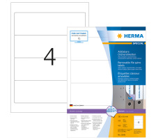 HERMA Ordner Etiketten 192X61mm weiss, non-perm. 400 Stck, 10141