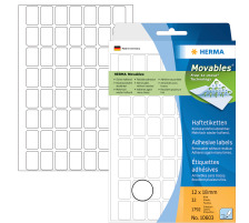 HERMA Etiketten Movables 1218mm weiss, non perm. 1792 Stck, 10603