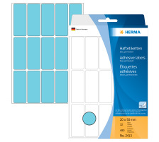 HERMA Etiketten 2050mm blau 480 Stck, 2413