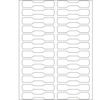 HERMA Ringetiketten 49x10mm weiss 600 Stck, 2510