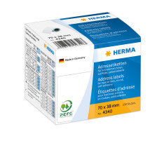 HERMA Adressetiketten 7038mm weiss, Rolle, 4340