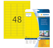 HERMA Universal-Etiketten 45x21mm gelb 960 St./20 Blatt, 4366