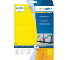 HERMA Universal-Etiketten 45x21mm gelb 960 St./20 Blatt, 4366